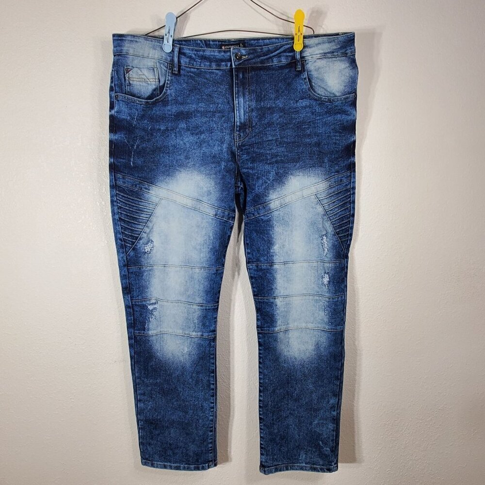 VTG 90s Southpole Mens Baggy Jeans 44x31 Y2K Grunge Hip Hop Urban Skater 90's